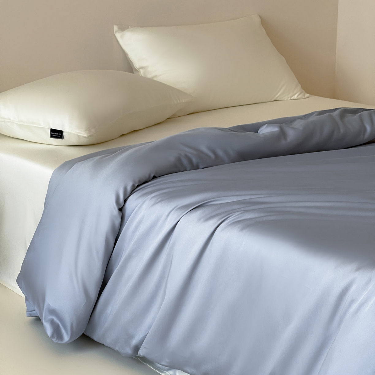 91家纺网 家纺一手货源 找家纺 （总）三味舒屋 2026新款凉风小奢绸60S兰精天丝纯色单品系列-单被套被套单件