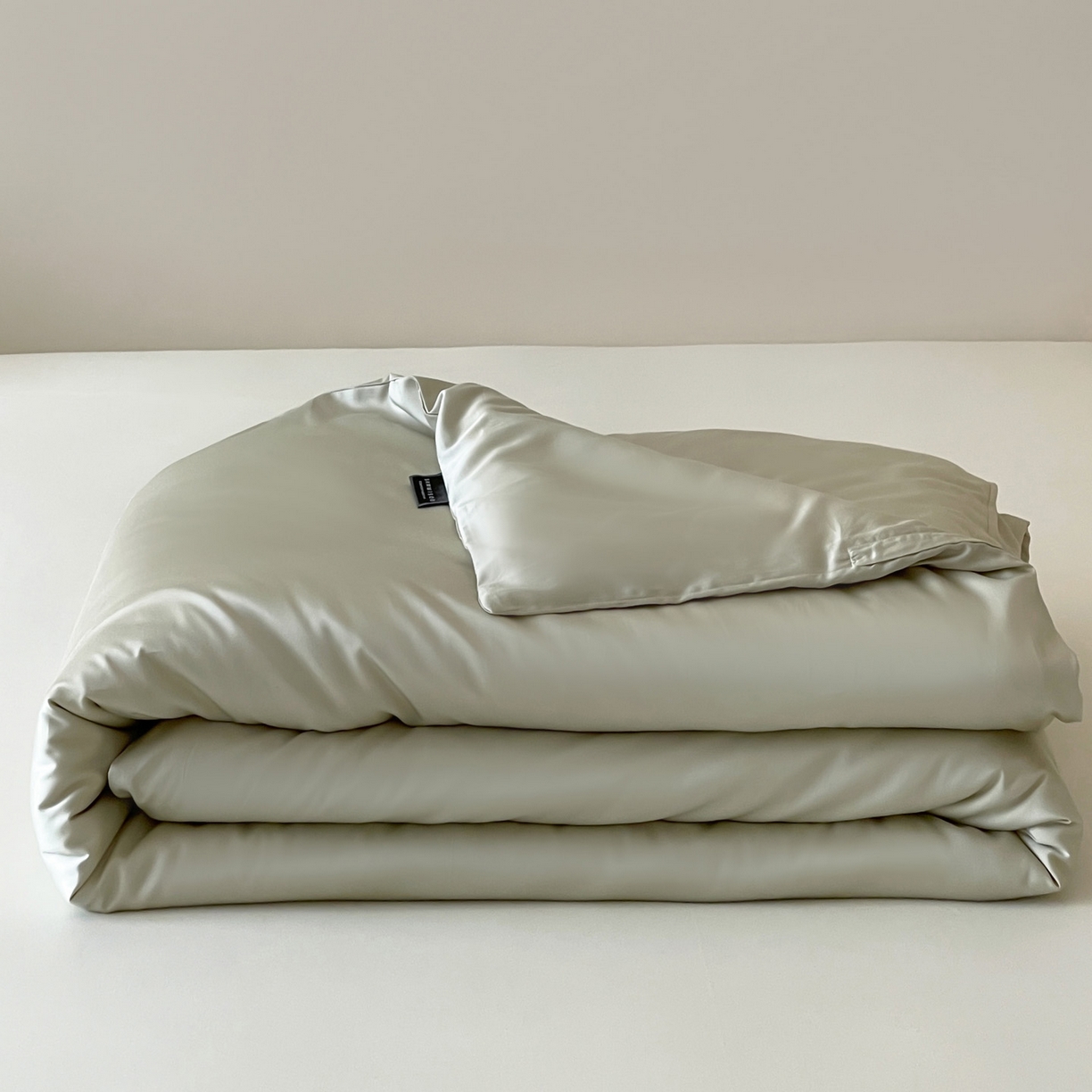 91家纺网 家纺一手货源 找家纺 三味舒屋 2026新款凉风小奢绸60S兰精天丝纯色单品系列-单被套被套单件 象牙白