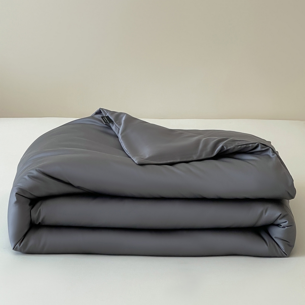 91家纺网 家纺一手货源 找家纺 三味舒屋 2026新款凉风小奢绸60S兰精天丝纯色单品系列-单被套被套单件 雅灰