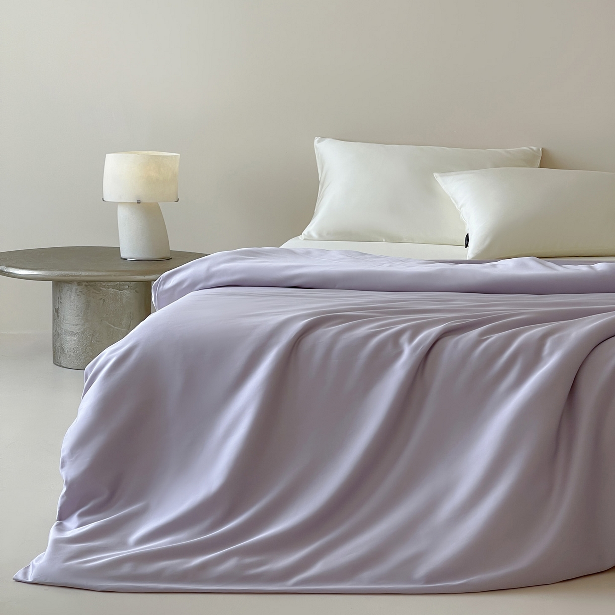 91家纺网 家纺一手货源 找家纺 三味舒屋 2026新款凉风小奢绸60S兰精天丝纯色单品系列-单被套被套单件 紫铜色