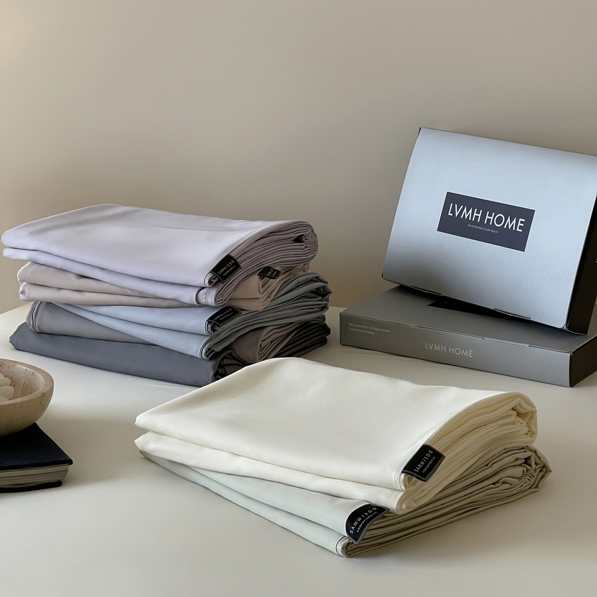 91家纺网 家纺一手货源 找家纺 三味舒屋 2026新款凉风小奢绸60S兰精天丝纯色单品系列-单被套被套单件 组合图仅供展示-不可下单