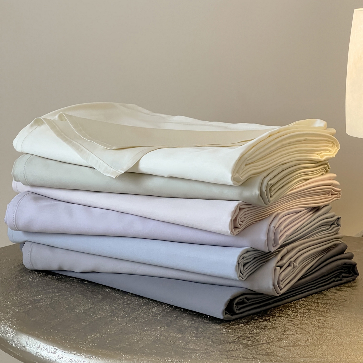 91家纺网 家纺一手货源 找家纺 三味舒屋 2026新款凉风小奢绸60S兰精天丝纯色单品系列-单床单床单单件 组合图仅供展示-不可下单