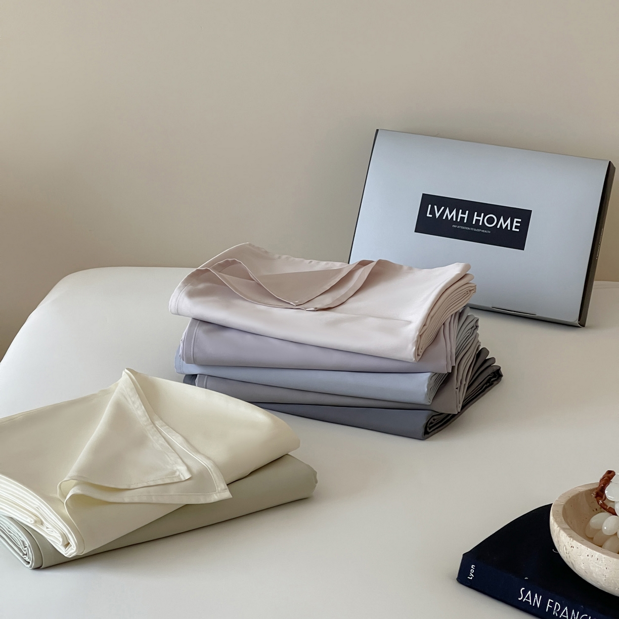 91家纺网 家纺一手货源 找家纺 三味舒屋 2026新款凉风小奢绸60S兰精天丝纯色单品系列-单床单床单单件 组合图仅供展示-不可下单