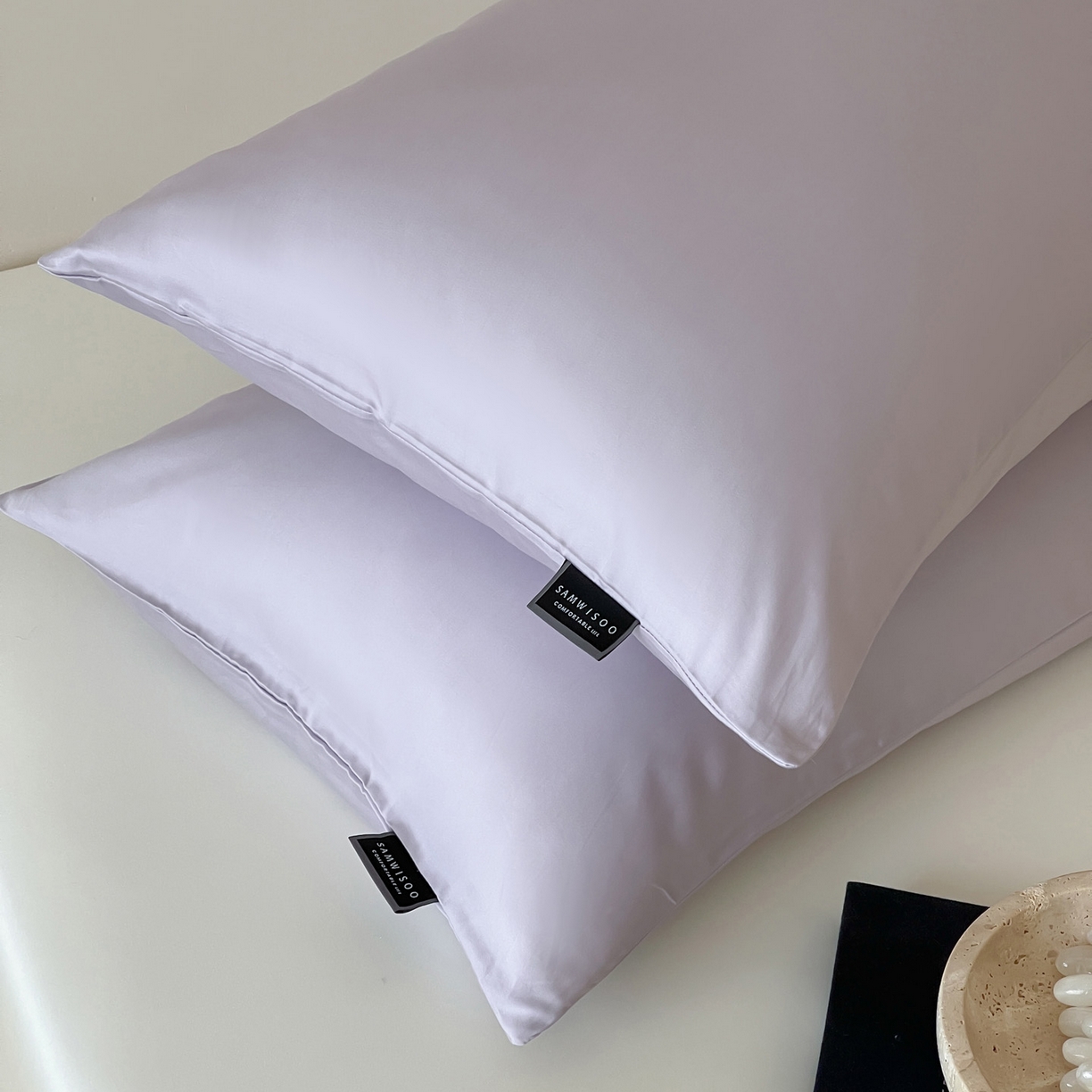 91家纺网 家纺一手货源 找家纺 三味舒屋 2026新款凉风小奢绸60S兰精天丝纯色单品系列-单枕套枕套单件 紫铜色