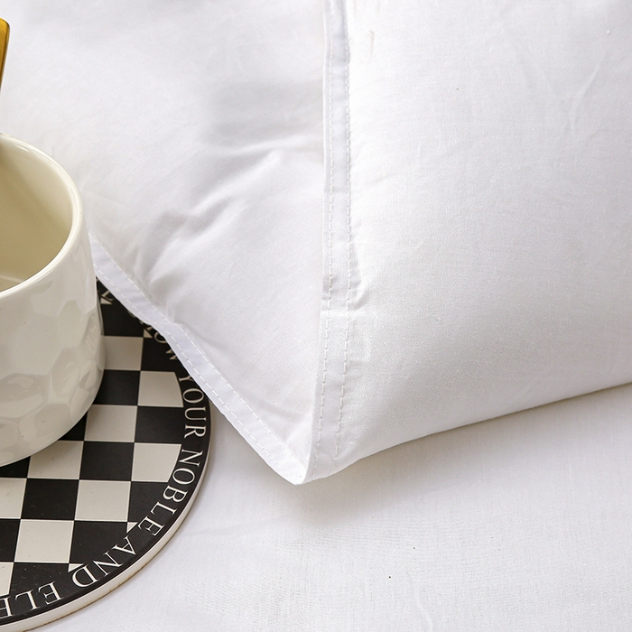 91家纺网 家纺一手货源 找家纺 锦兴酒店布草 2026新款酒店被芯宾馆被芯40s纯棉防羽喷气磨毛滚边双针边被芯 双针边-40s纯棉防羽喷气款