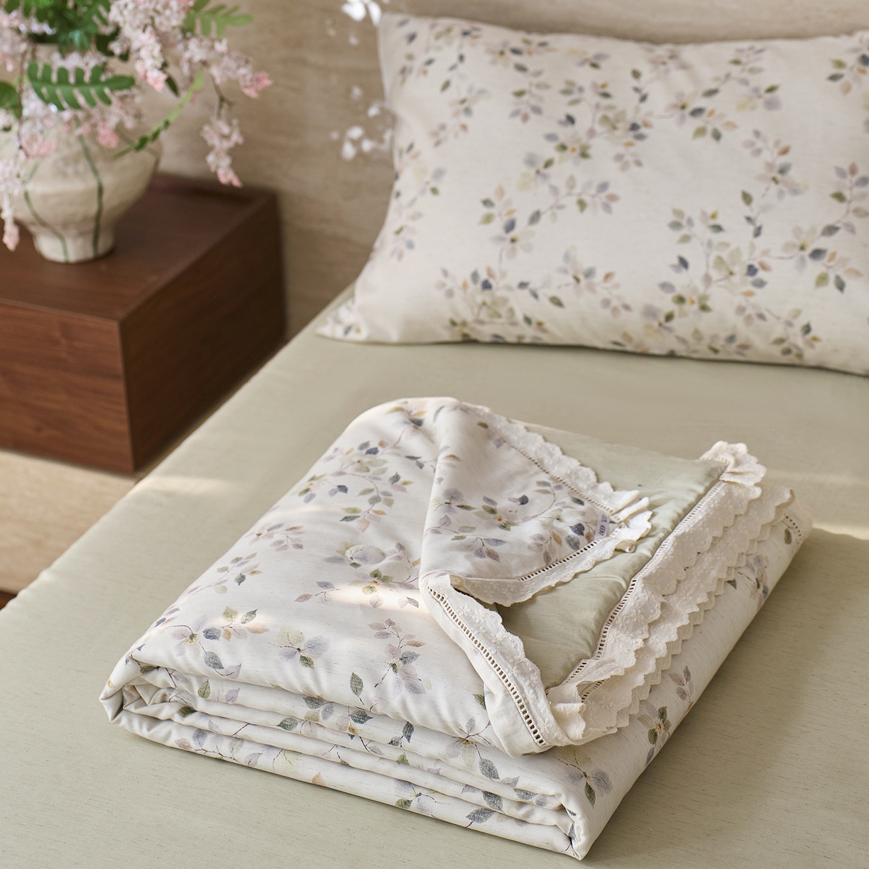 91家纺网 家纺一手货源 找家纺 （总）莱福仕 2026春夏新款亚麻国风莱赛尔天丝夏被夏凉被空调被