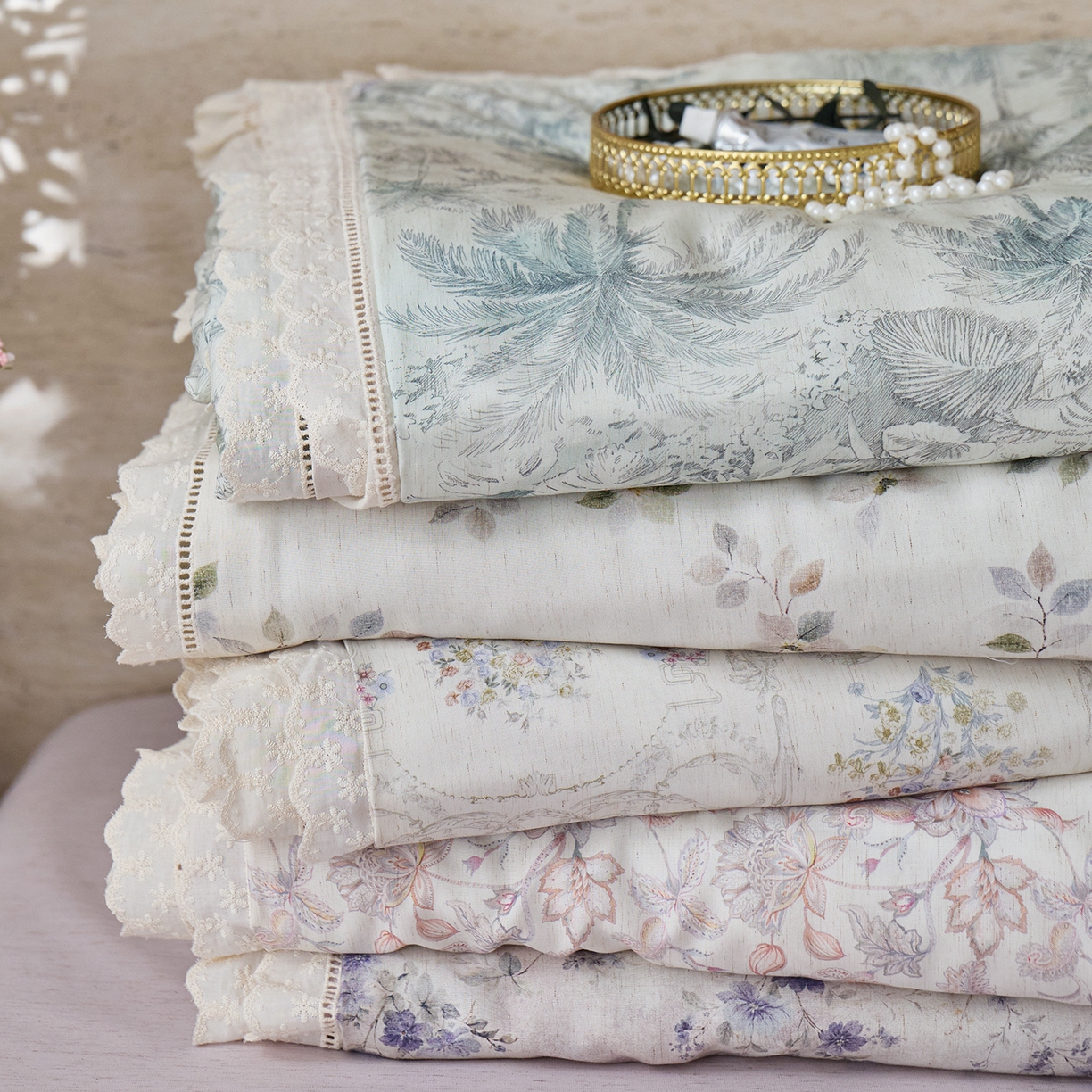 91家纺网 家纺一手货源 找家纺 （总）莱福仕 2026春夏新款亚麻国风莱赛尔天丝夏被夏凉被空调被