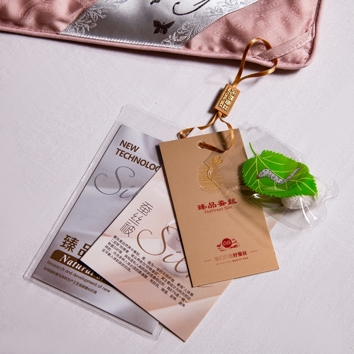 91家纺网 家纺一手货源 找家纺 合欢（原天一阁） 2026春夏新款60支贡缎提花竹棉100%蚕丝夏被春秋被 豆沙