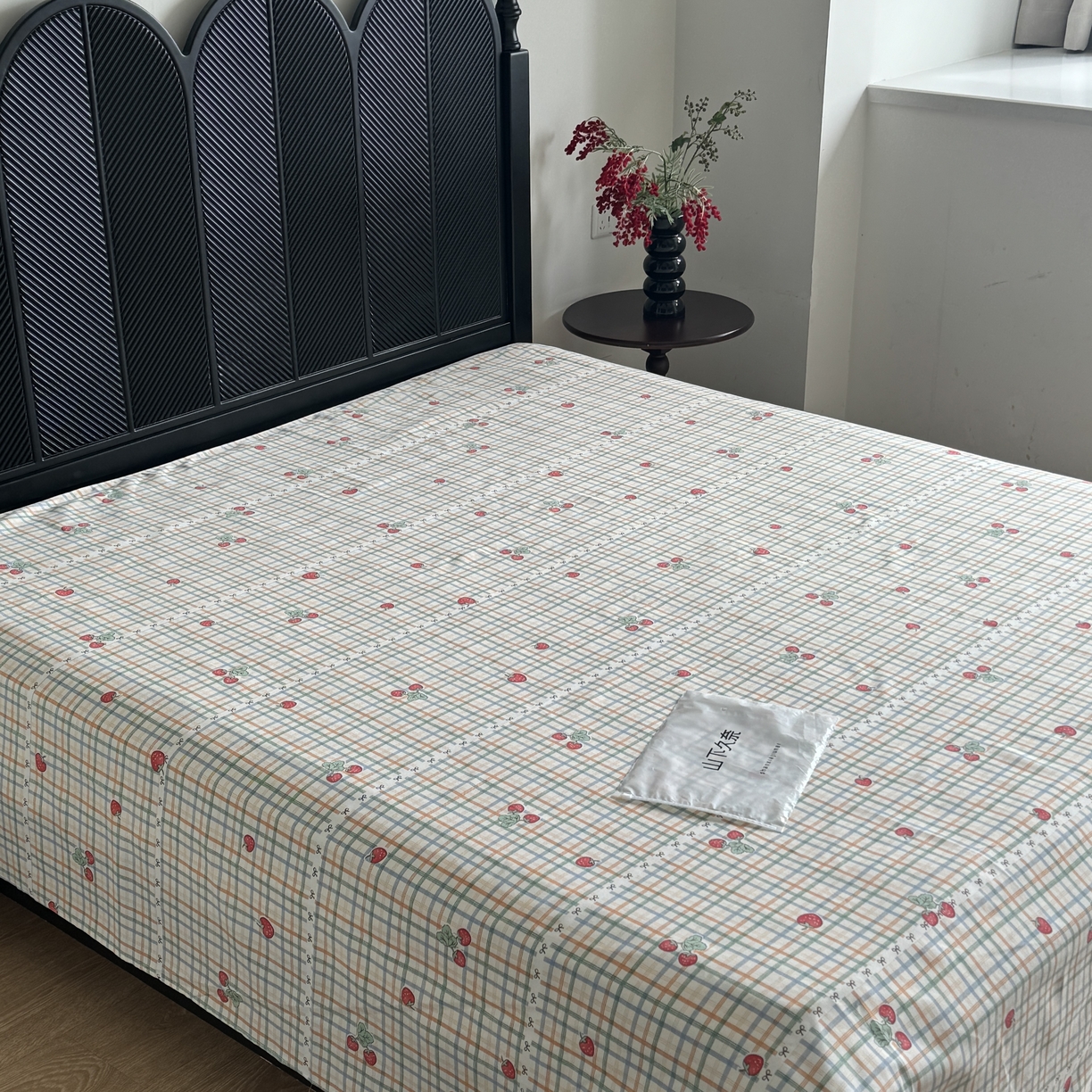 91家纺网 家纺一手货源 找家纺 （总）一隅花田 2026新款竹感纤维双经双纬高密度四季软布席全棉花边款老粗布