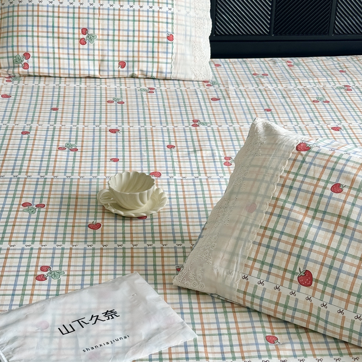 91家纺网 家纺一手货源 找家纺 （总）一隅花田 2026新款竹感纤维双经双纬高密度四季软布席全棉花边款老粗布