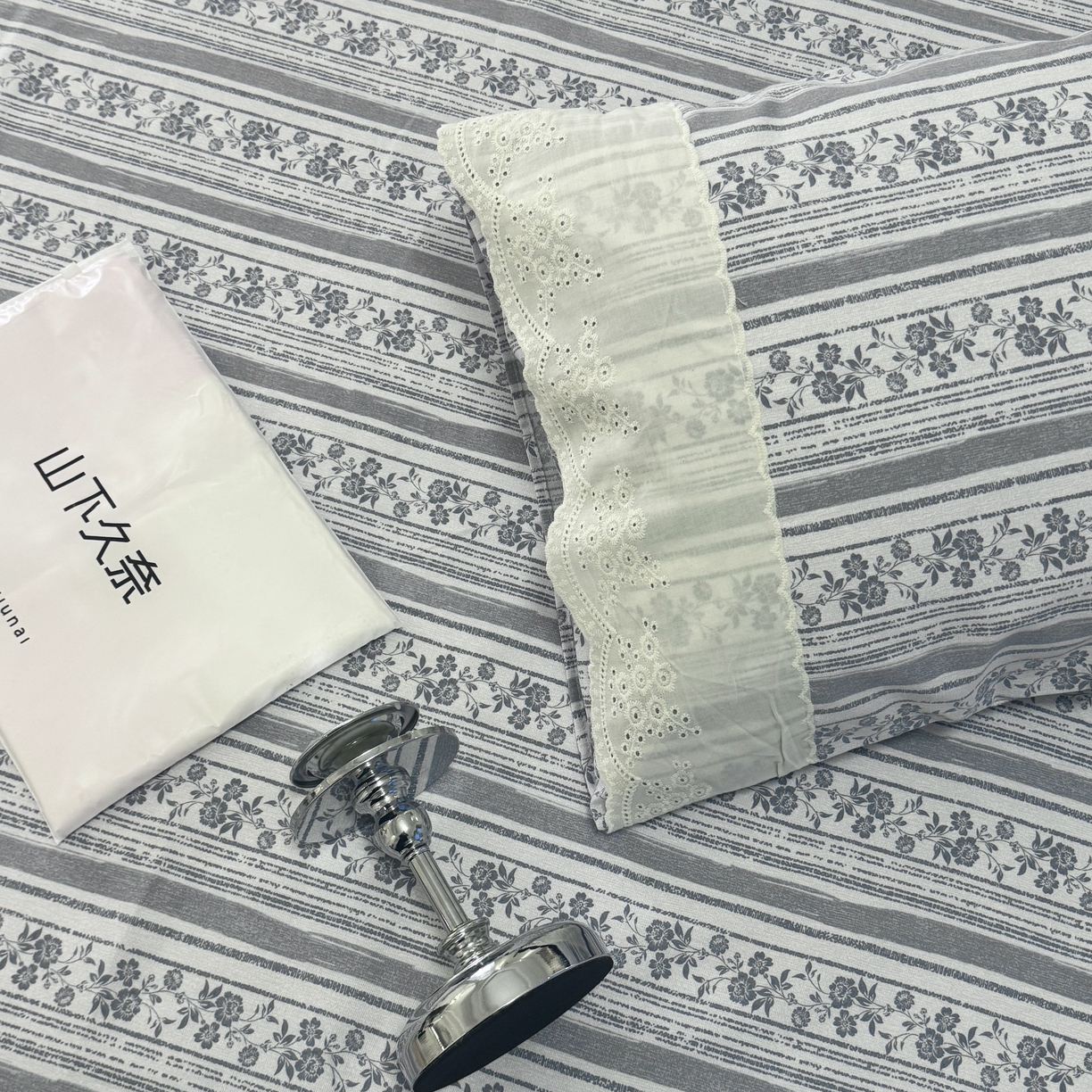 91家纺网 家纺一手货源 找家纺 一隅花田 2026新款竹感纤维双经双纬高密度四季软布席全棉花边款老粗布 春野