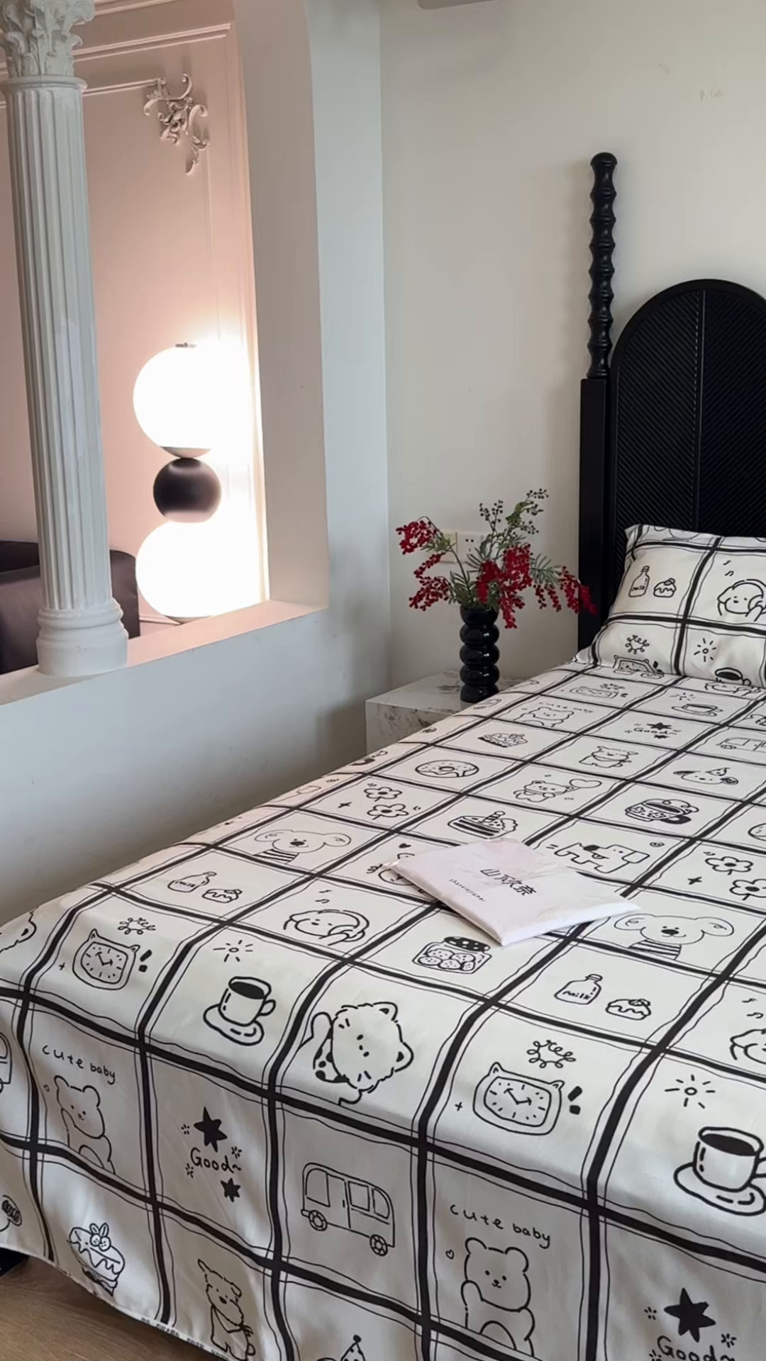 91家纺网 家纺一手货源 找家纺 一隅花田 2026新款竹感纤维双经双纬高密度四季软布席全棉花边款老粗布 童话