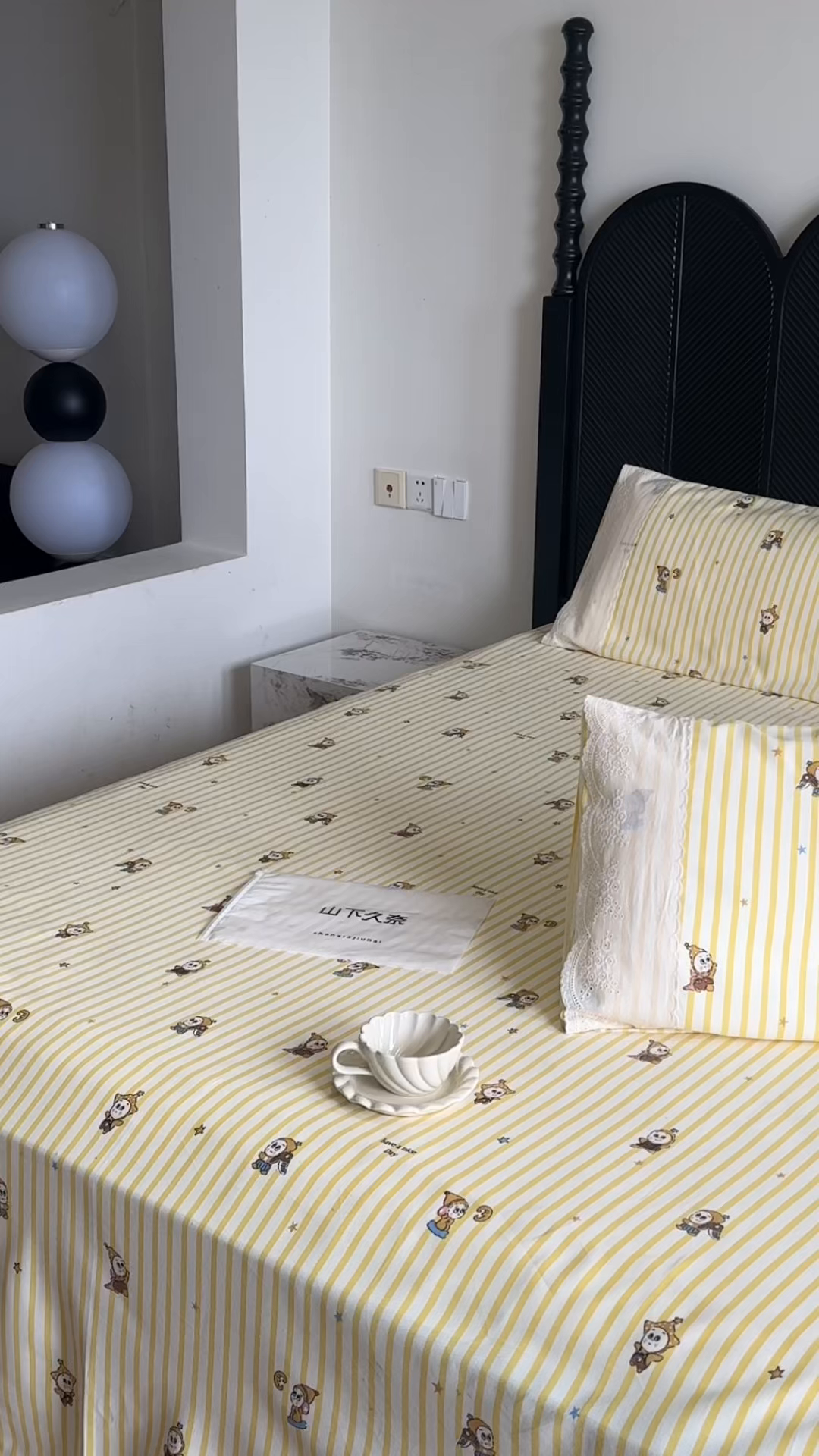 91家纺网 家纺一手货源 找家纺 一隅花田 2026新款竹感纤维双经双纬高密度四季软布席全棉花边款老粗布 星星人