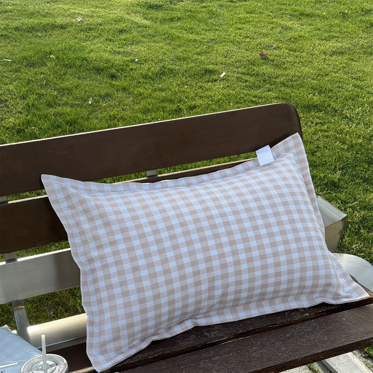 91家纺网 家纺一手货源 找家纺 （总）一隅花田 2026新款竹感纤维格子物语枕套