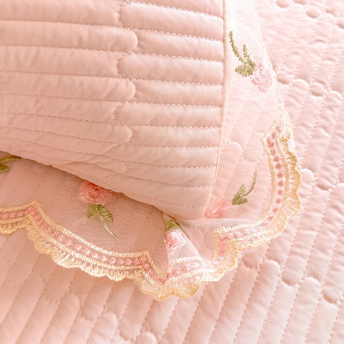 91家纺网 家纺一手货源 找家纺 （总）苏米娜家纺SUMINA 2026新款A类锦氨凉感公主风夏被凉席四件套