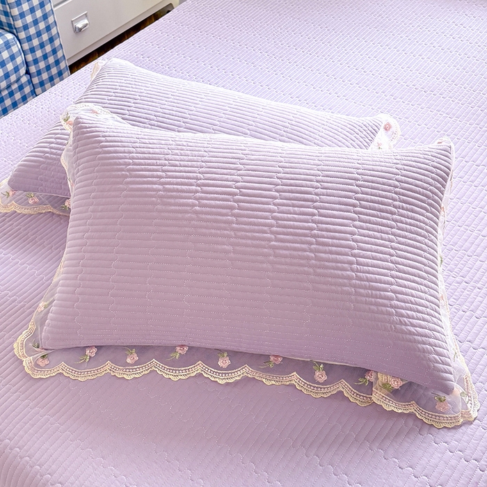 91家纺网 家纺一手货源 找家纺 苏米娜家纺SUMINA 2026新款A类锦氨凉感公主风夏被凉席四件套 初恋-优雅紫