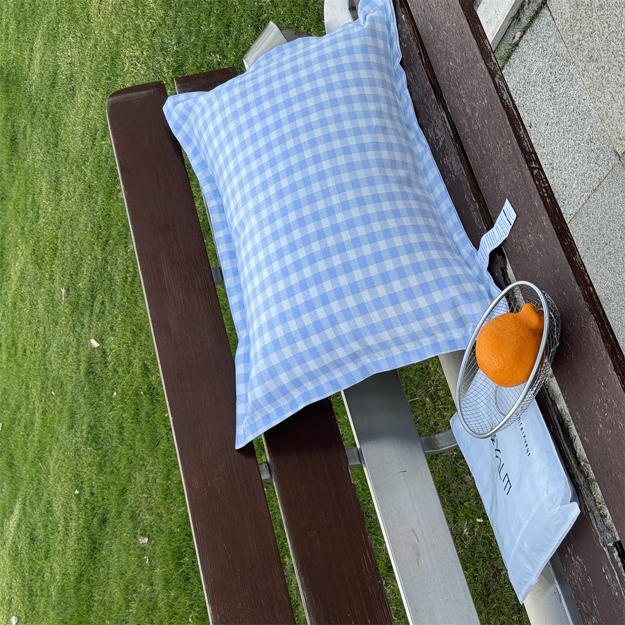 91家纺网 家纺一手货源 找家纺 （总）一隅花田 2026新款竹感纤维格子物语枕套