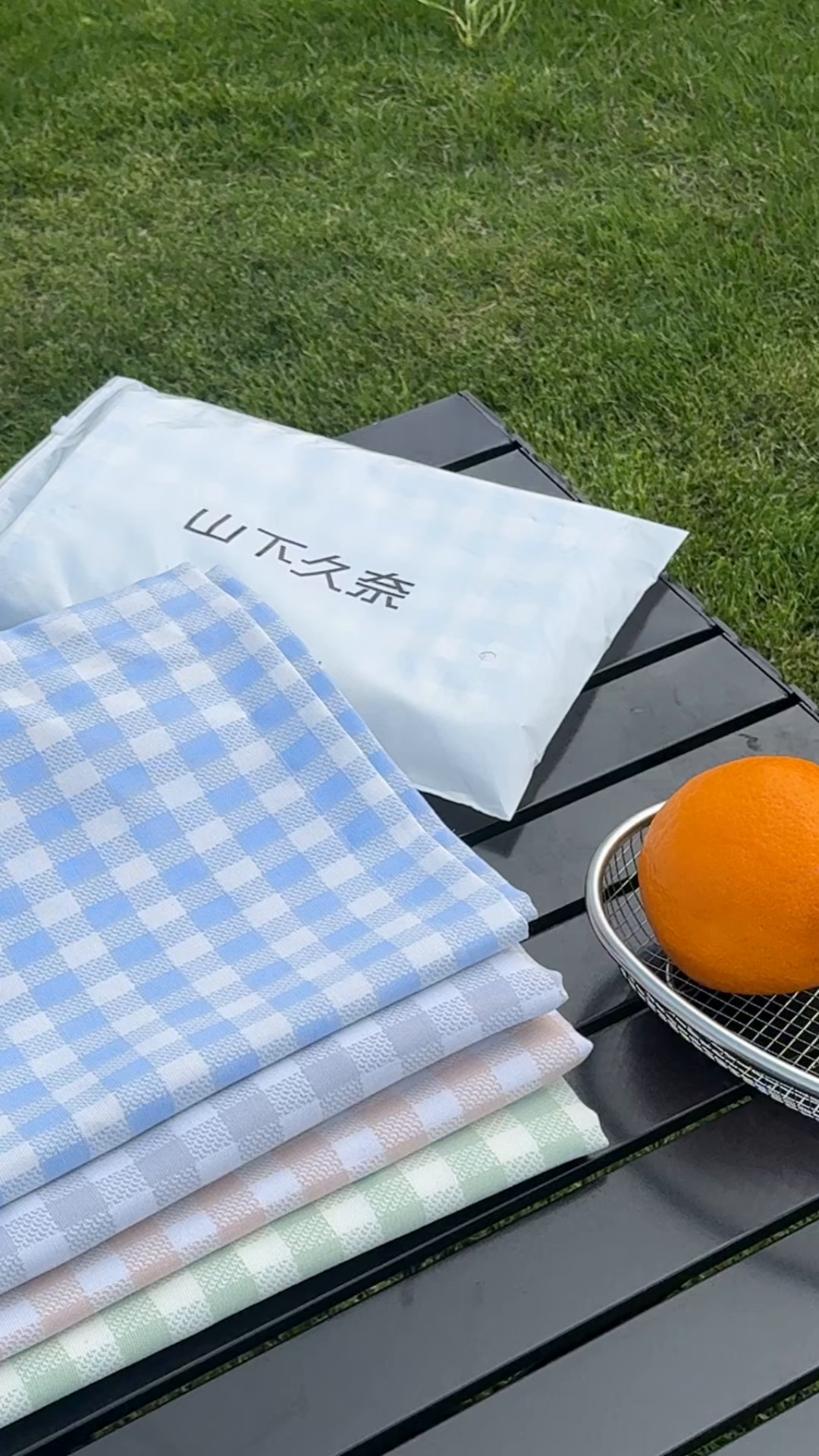 91家纺网 家纺一手货源 找家纺 （总）一隅花田 2026新款竹感纤维格子物语枕套