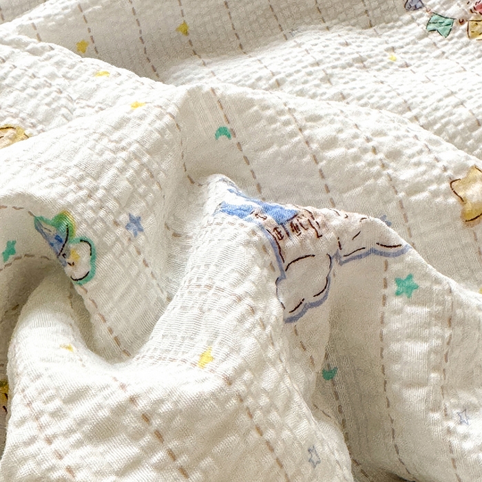 91家纺网 家纺一手货源 找家纺 韩约家纺 2026春夏新款韩式花边泡芙棉床单款夏被夏凉被空调被四件套 宝妮