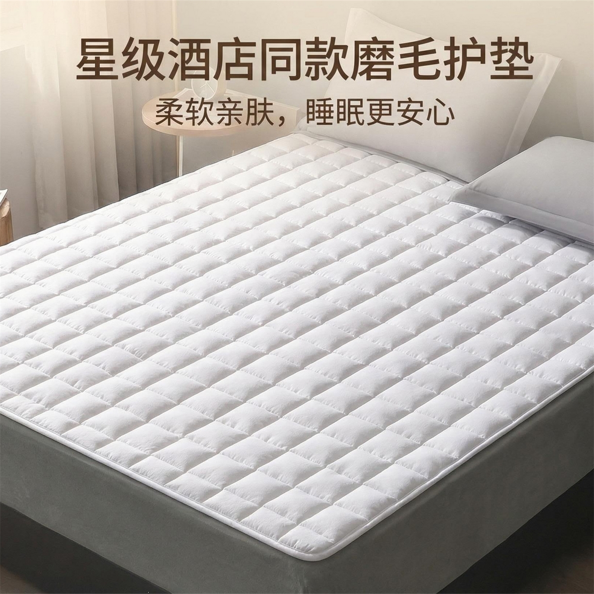 91家纺网 家纺一手货源 找家纺 （总）安力森/诚臻酒店用品 2025新款星级酒店民宿专用亚麻防滑待客拖鞋