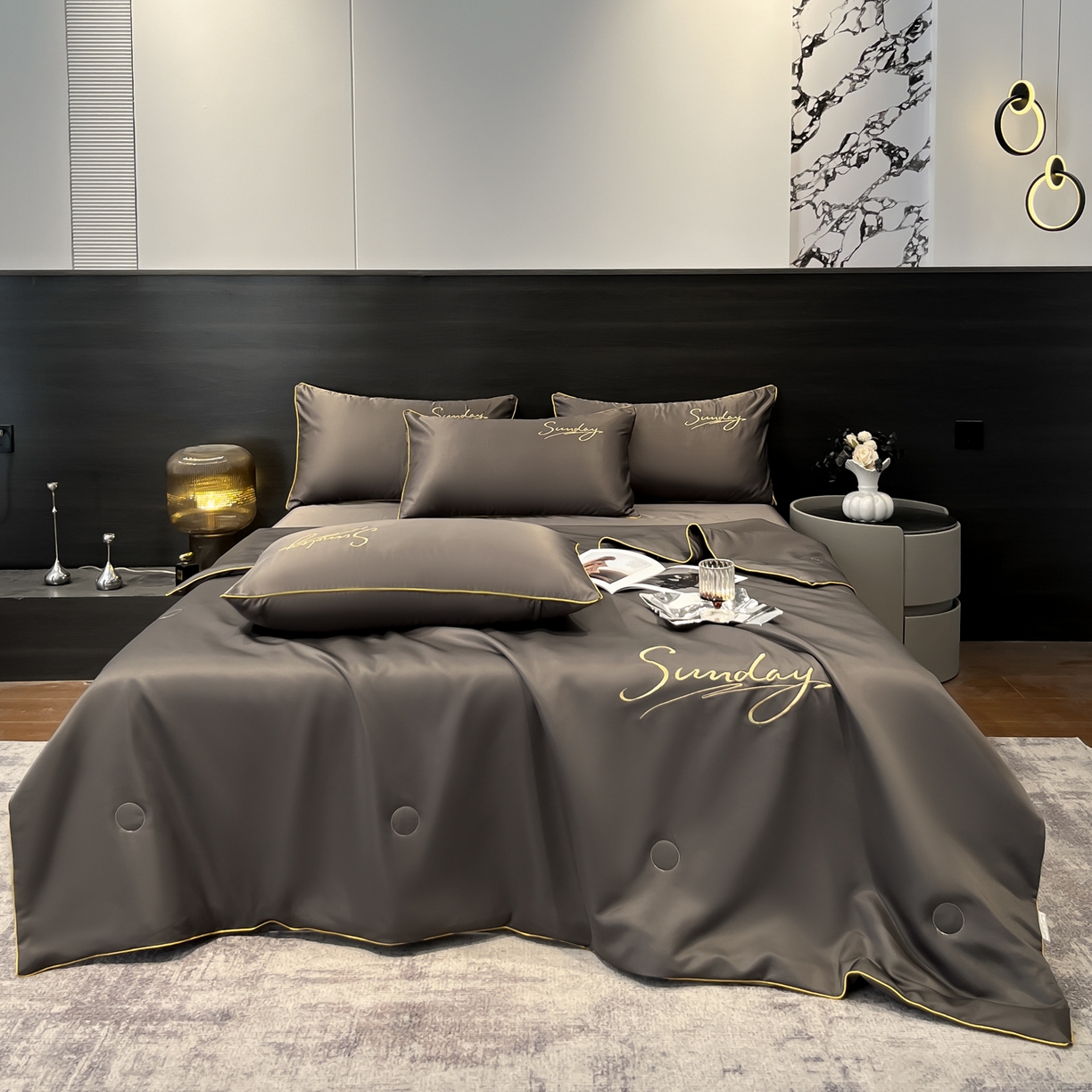 91家纺网 家纺一手货源 找家纺 （总）云恋家纺 2026新款可水洗夏被冰丝空调被夏凉被床单三四件套夏季薄被子春秋被芯夏天