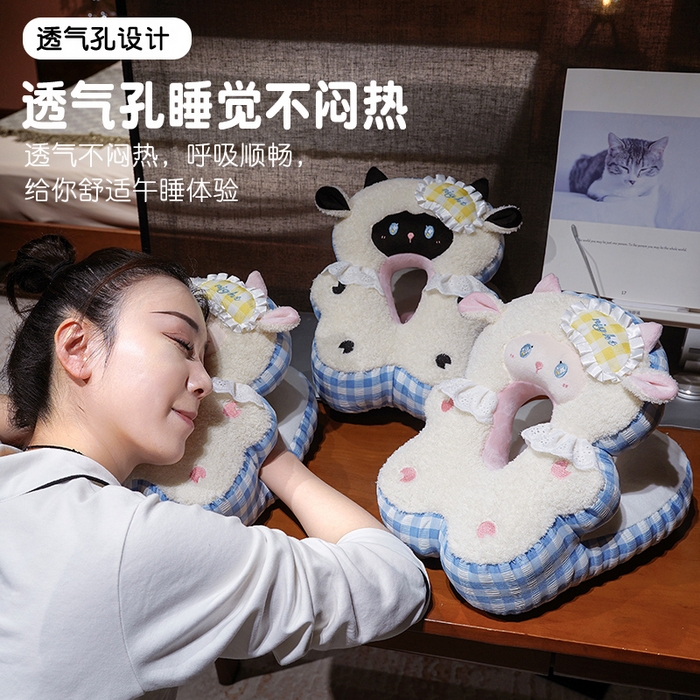 91家纺网 家纺一手货源 找家纺 （总）仟亿莱 2026新款绵绵羊冰丝午睡枕枕头枕芯