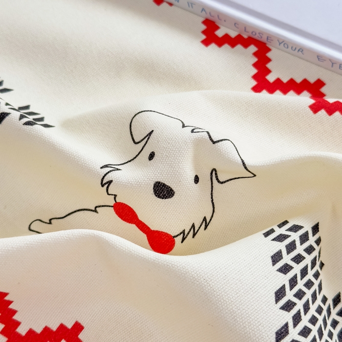 91家纺网 家纺一手货源 找家纺 爱彼家纺 2026夏季热门新款费尔岛小马风格原棉老粗布床单席子凉席三件套-费尔岛风格 西高地