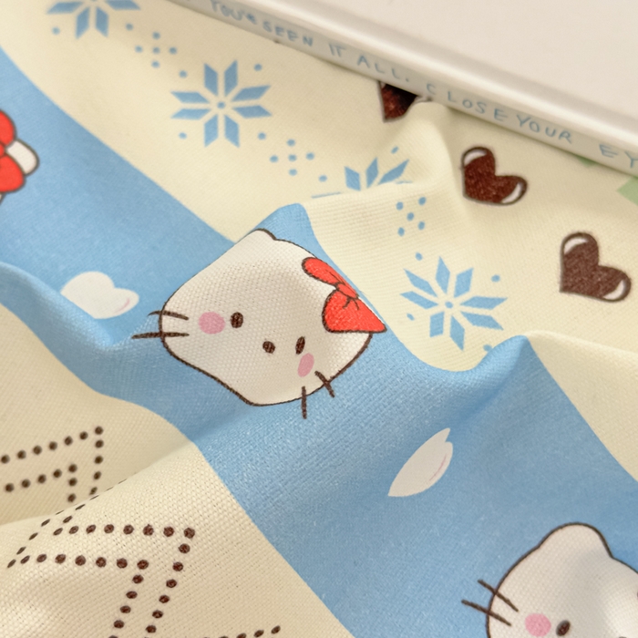 91家纺网 家纺一手货源 找家纺 爱彼家纺 2026夏季热门新款费尔岛小马风格原棉老粗布床单席子凉席三件套-费尔岛风格 雪花kitt