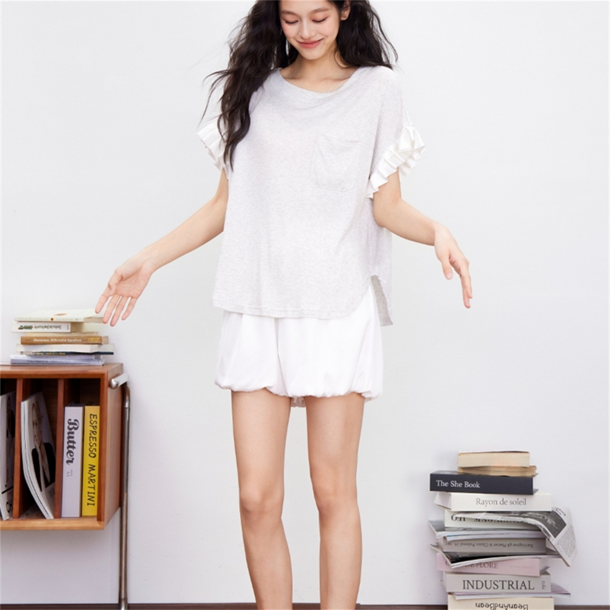 91家纺网 家纺一手货源 找家纺 （总）妍景家居生活馆 2026新款灯笼裤套装家居服