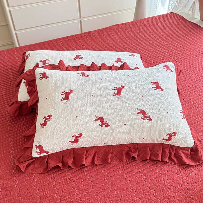 91家纺网 家纺一手货源 找家纺 韩约家纺 2026新款泡芙棉床盖款夏被夏凉被空调被四件套 马上有钱