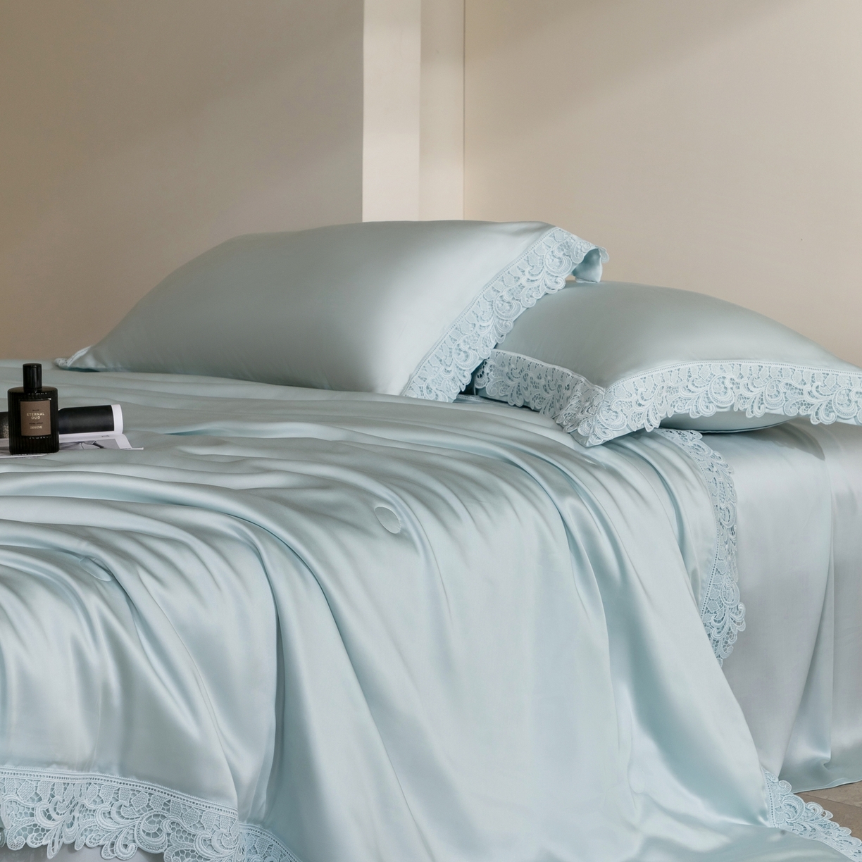 91家纺网 家纺一手货源 找家纺 太古汇家居 2026新款兰精天丝夏被四件套南法假日 南法假日-欣欣兰