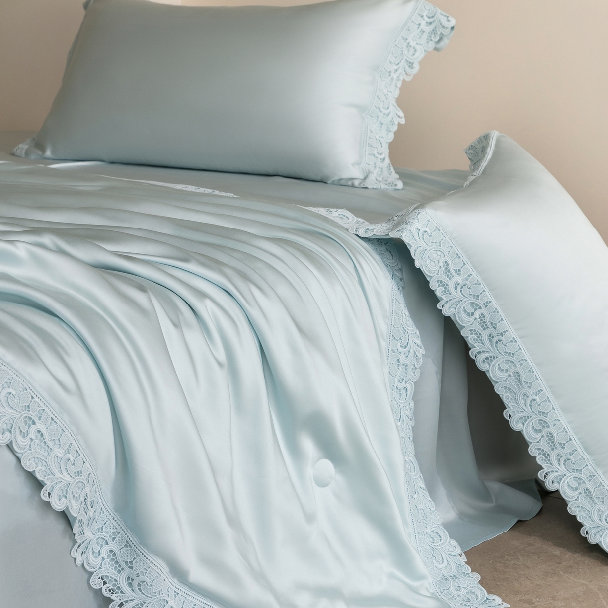 91家纺网 家纺一手货源 找家纺 太古汇家居 2026新款兰精天丝夏被四件套南法假日 南法假日-欣欣兰