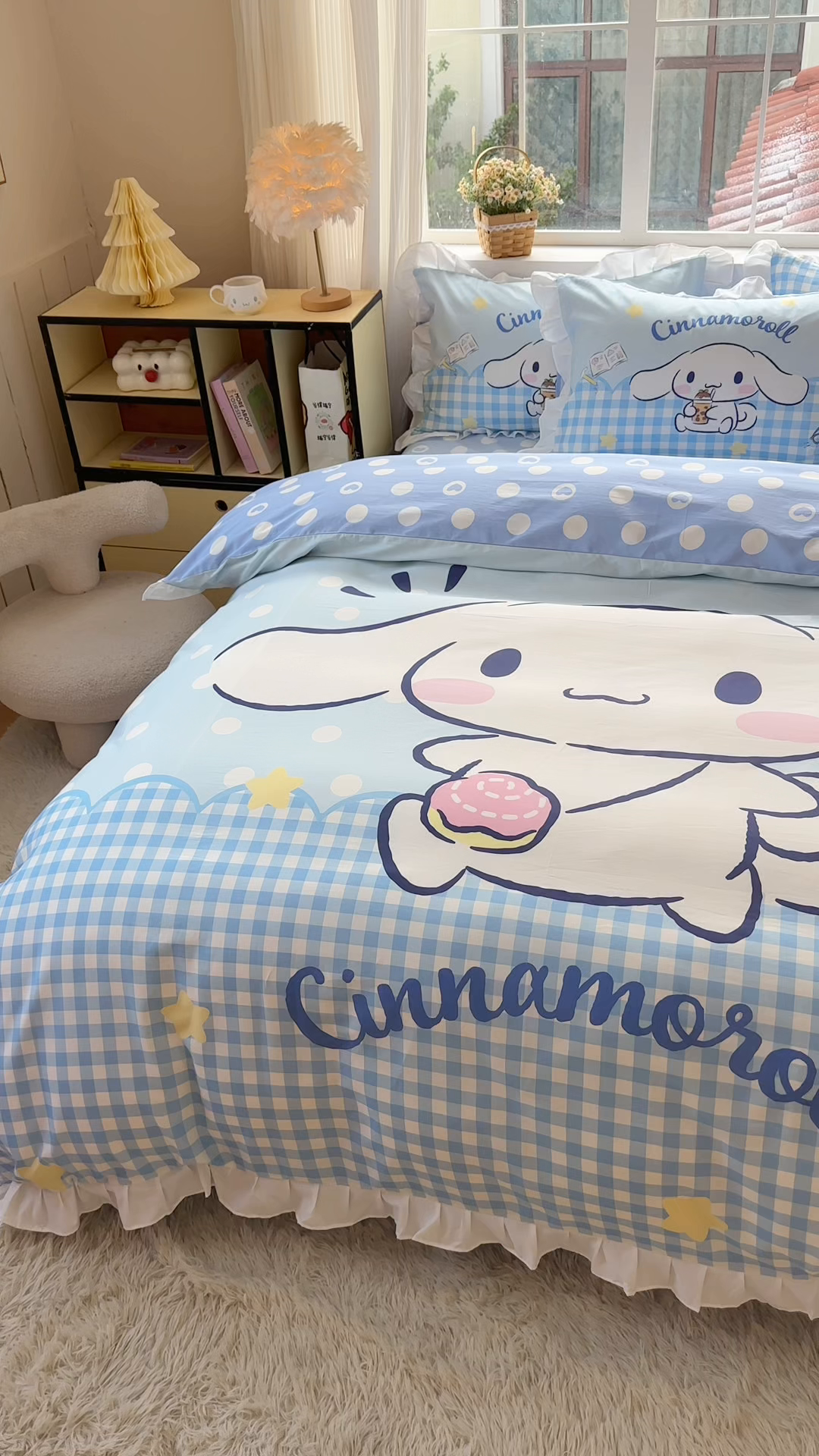 91家纺网 家纺一手货源 找家纺 （总）玉元坊 2026新款三丽鸥正版授权玉桂狗布丁狗全棉纯棉床单床笠床裙三四件套