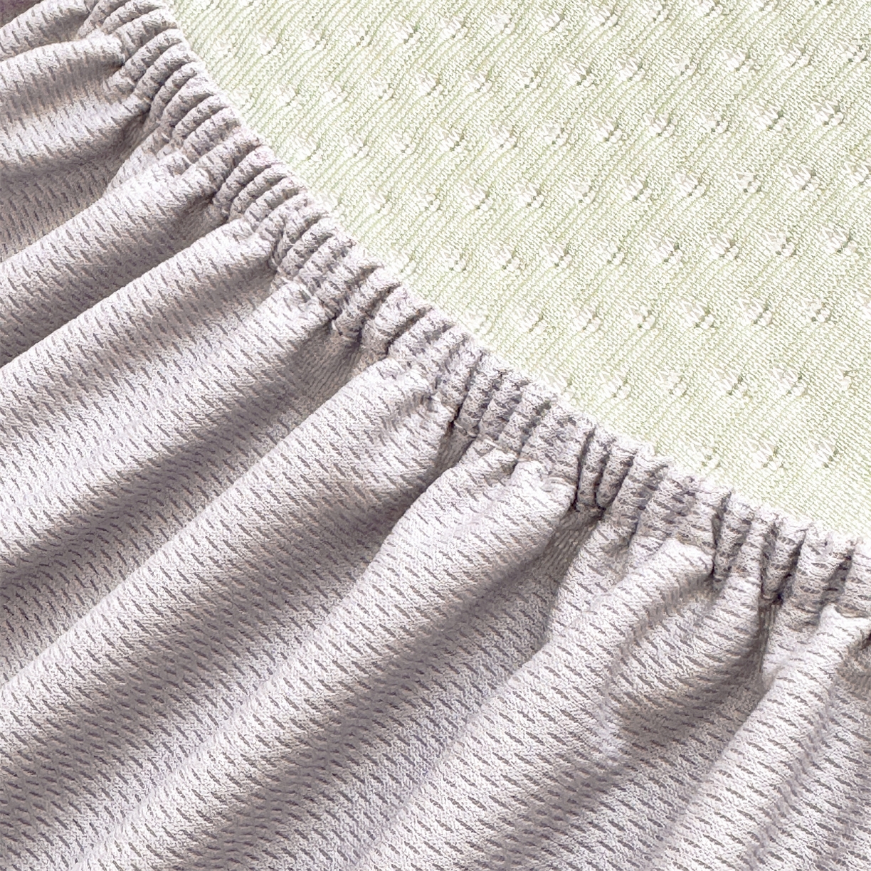 91家纺网 家纺一手货源 找家纺 优贝 2026新款A类凉感豆豆席三件套床笠软席子 蝶舞-清新绿