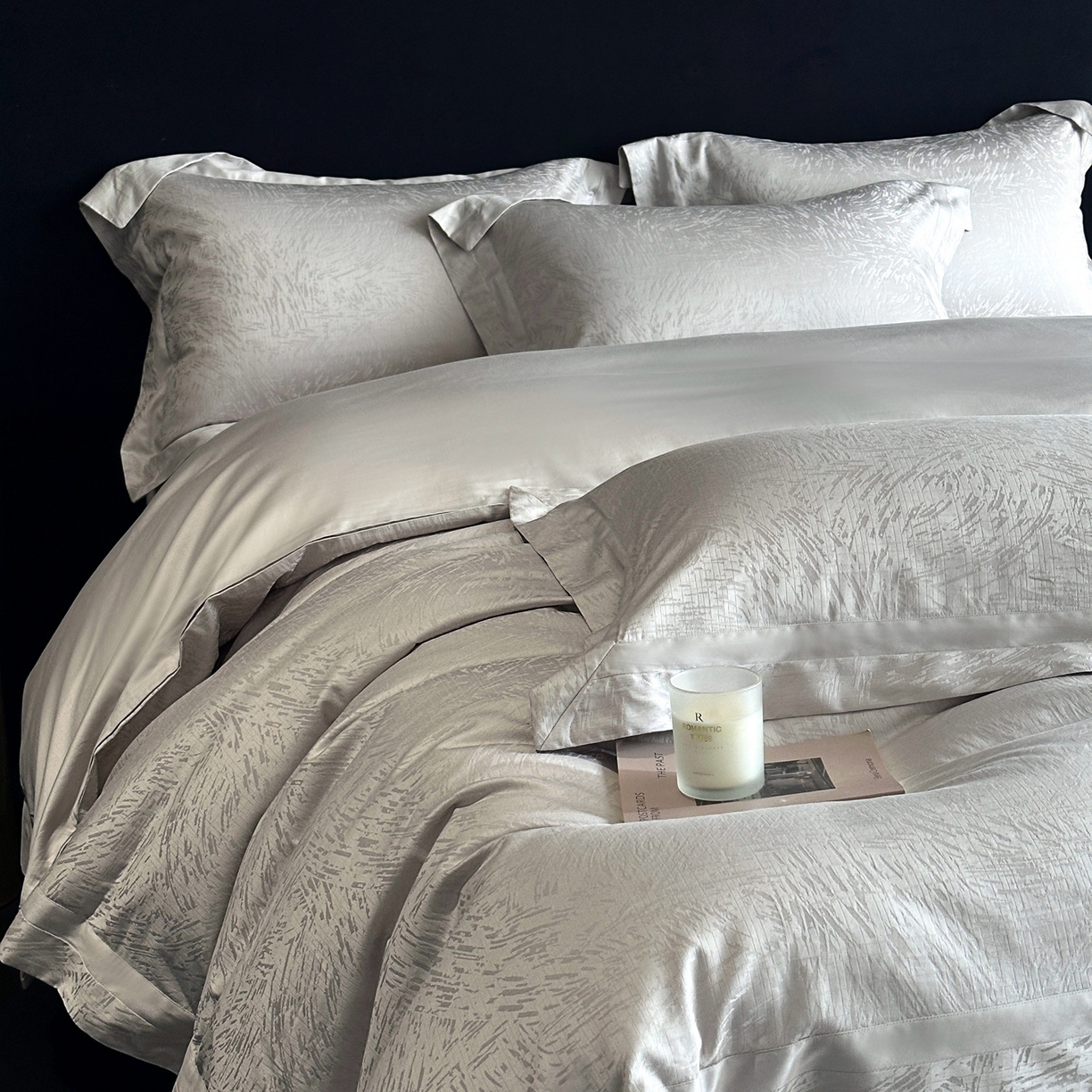 91家纺网 家纺一手货源 找家纺 [91家纺网精选]2026新款100s全棉纯棉提花四件套