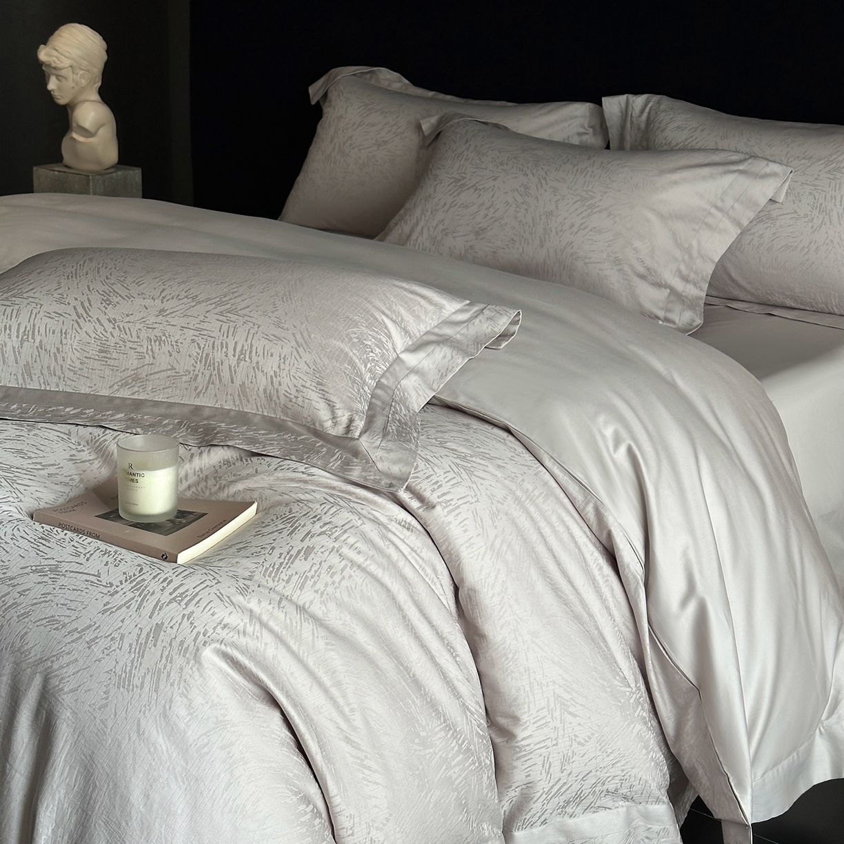 91家纺网 家纺一手货源 找家纺 [91家纺网精选]2026新款100s全棉纯棉提花四件套