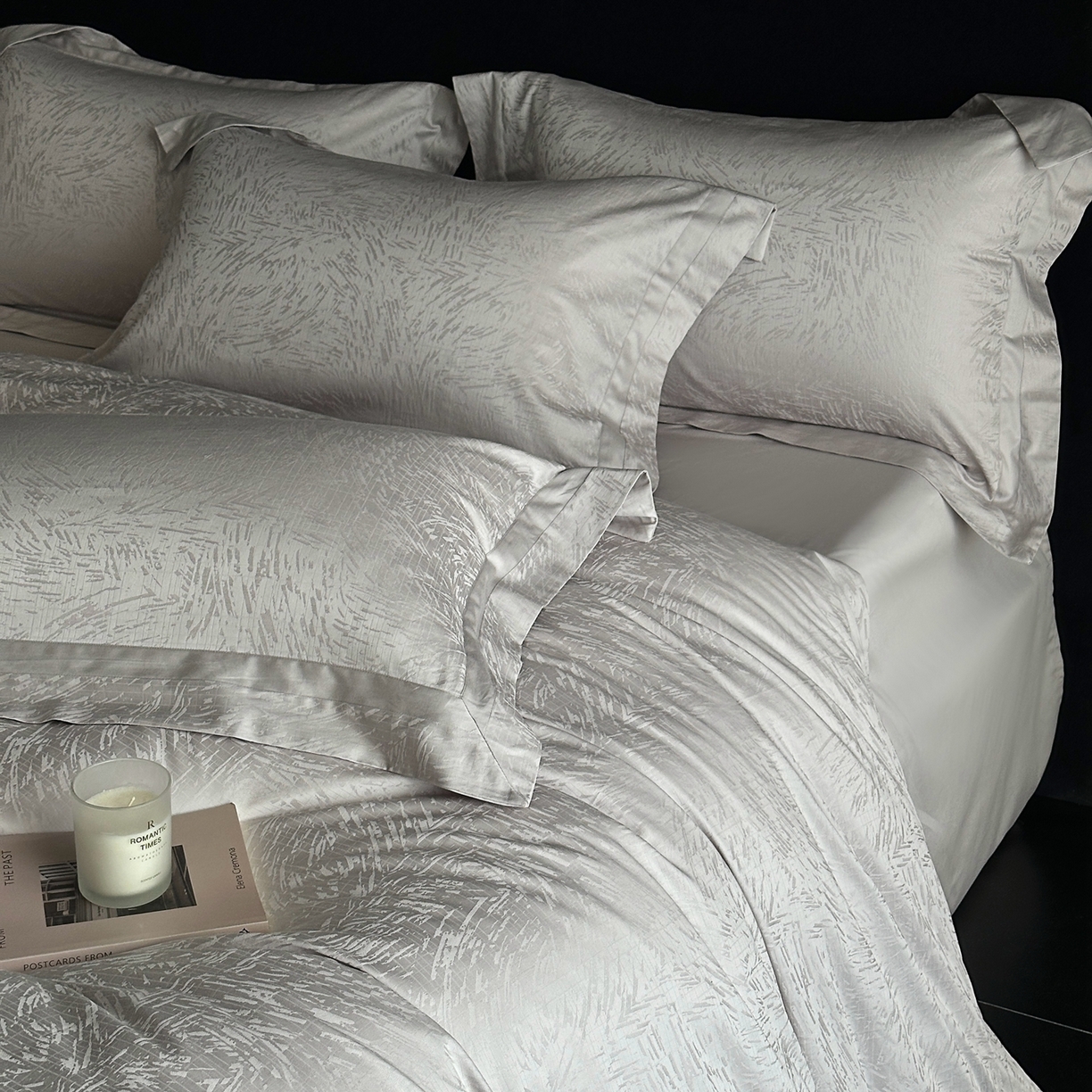 91家纺网 家纺一手货源 找家纺 [91家纺网精选]2026新款100s全棉纯棉提花四件套