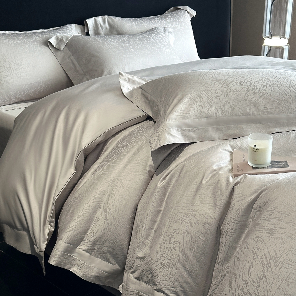 91家纺网 家纺一手货源 找家纺 [91家纺网精选]2026新款100s全棉纯棉提花四件套