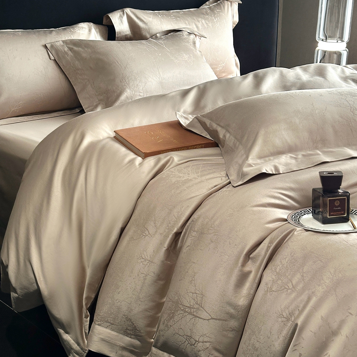 91家纺网 家纺一手货源 找家纺 [91家纺网精选]2026新款100s全棉纯棉提花四件套