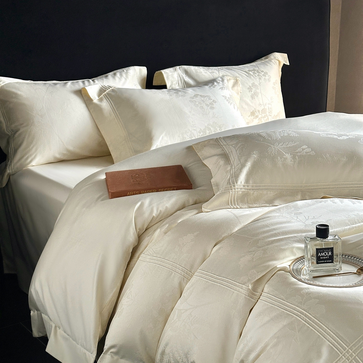 91家纺网 家纺一手货源 找家纺 [91家纺网精选]2026新款100s全棉纯棉提花四件套