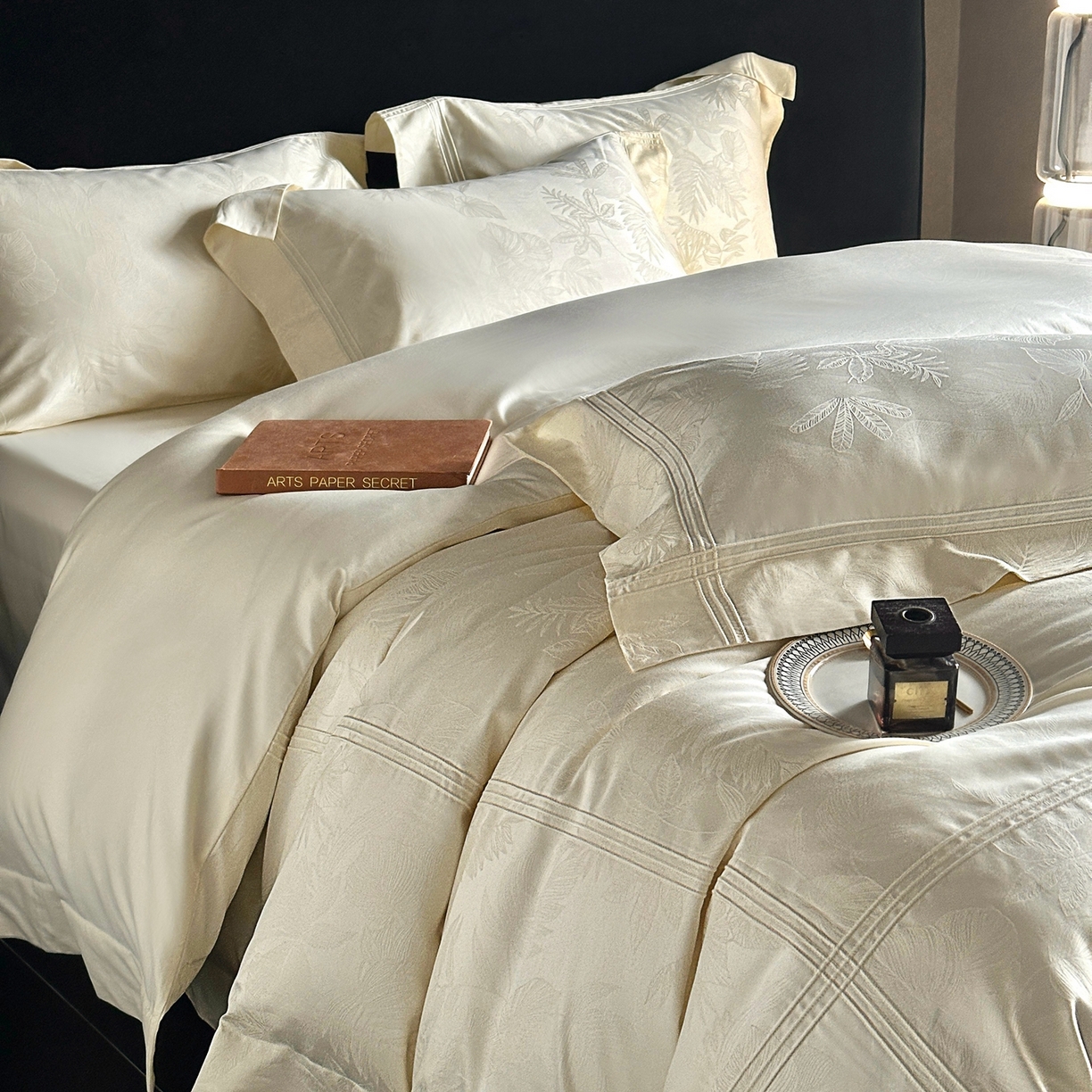 91家纺网 家纺一手货源 找家纺 [91家纺网精选]2026新款100s全棉纯棉提花四件套