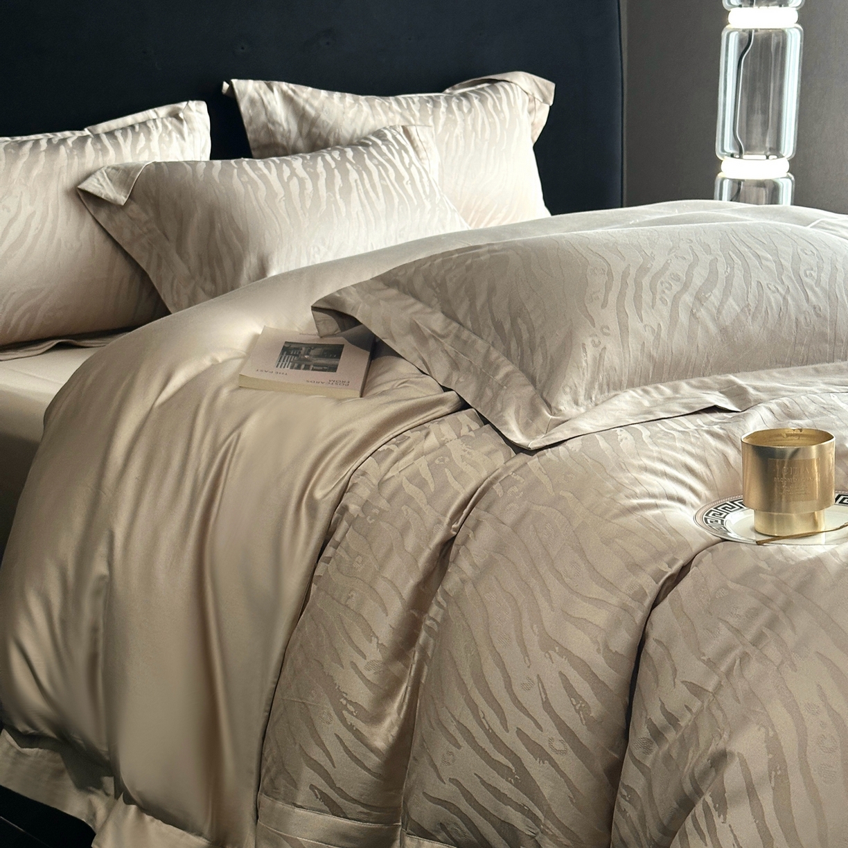 91家纺网 家纺一手货源 找家纺 [91家纺网精选]2026新款100s全棉纯棉提花四件套