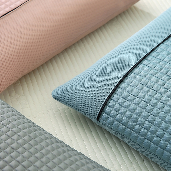 91家纺网 家纺一手货源 找家纺 （总）贤内助家纺 2026新款凉感丝冰豆豆荞麦枕/儿童成人通用全荞麦枕头