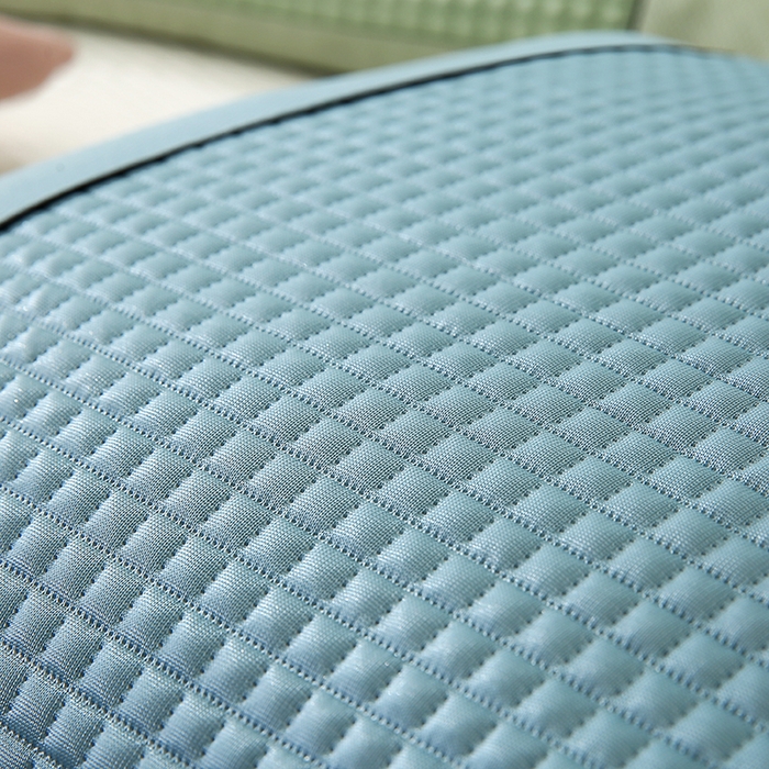 91家纺网 家纺一手货源 找家纺 贤内助家纺 2026新款凉感丝冰豆豆荞麦枕/儿童成人通用全荞麦枕头 凉感冰豆豆-蓝 38x58cm/只