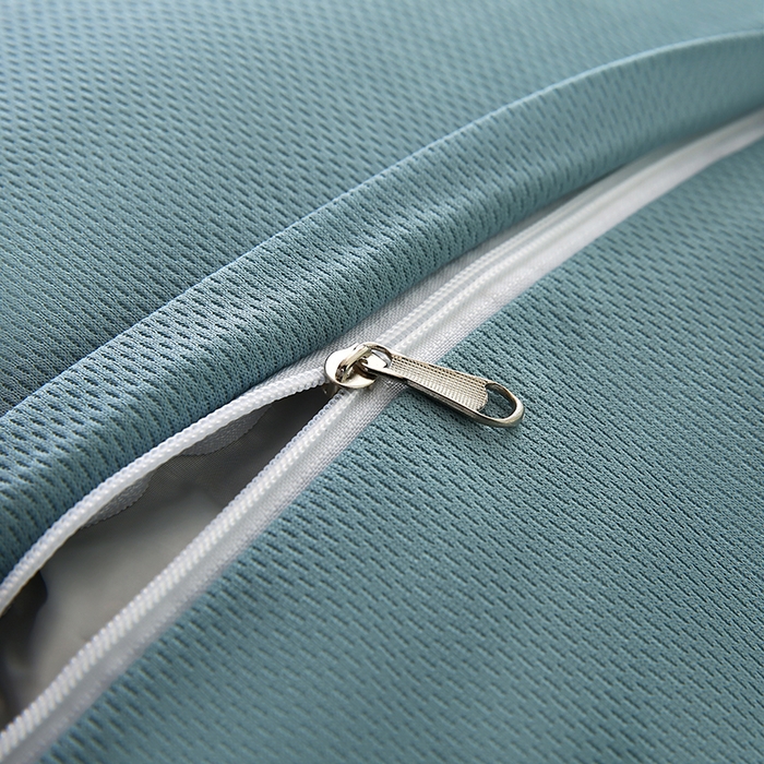 91家纺网 家纺一手货源 找家纺 贤内助家纺 2026新款凉感丝冰豆豆荞麦枕/儿童成人通用全荞麦枕头 凉感冰豆豆-蓝 38x58cm/只