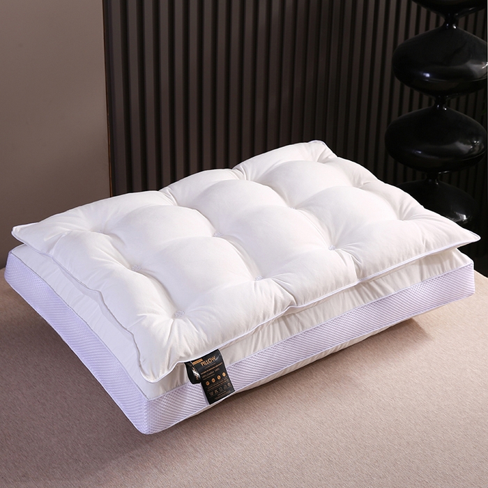 91家纺网 家纺一手货源 找家纺 贤内助家纺 2026新款面包枕保健枕护颈枕枕头枕芯 面包枕-纯白