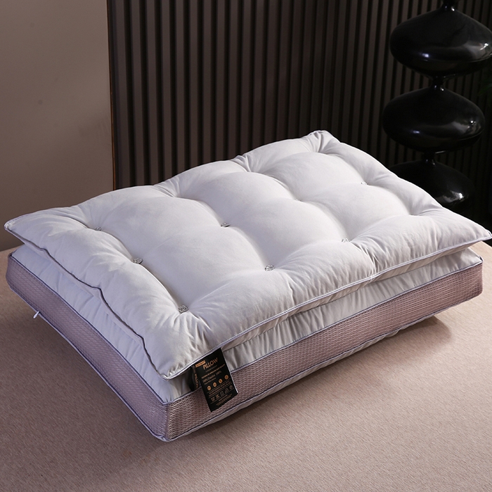 贤内助家纺 2026新款面包枕保健枕护颈枕枕头枕芯 面包枕-高级灰