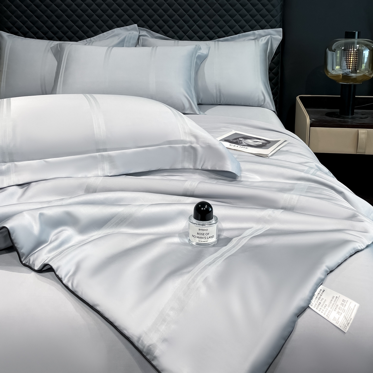 91家纺网 家纺一手货源 找家纺 （总）新方向 2026A类20%蚕丝提花天丝棉夏被四件套 65%60s兰精天丝 35%100支长绒棉-柏林