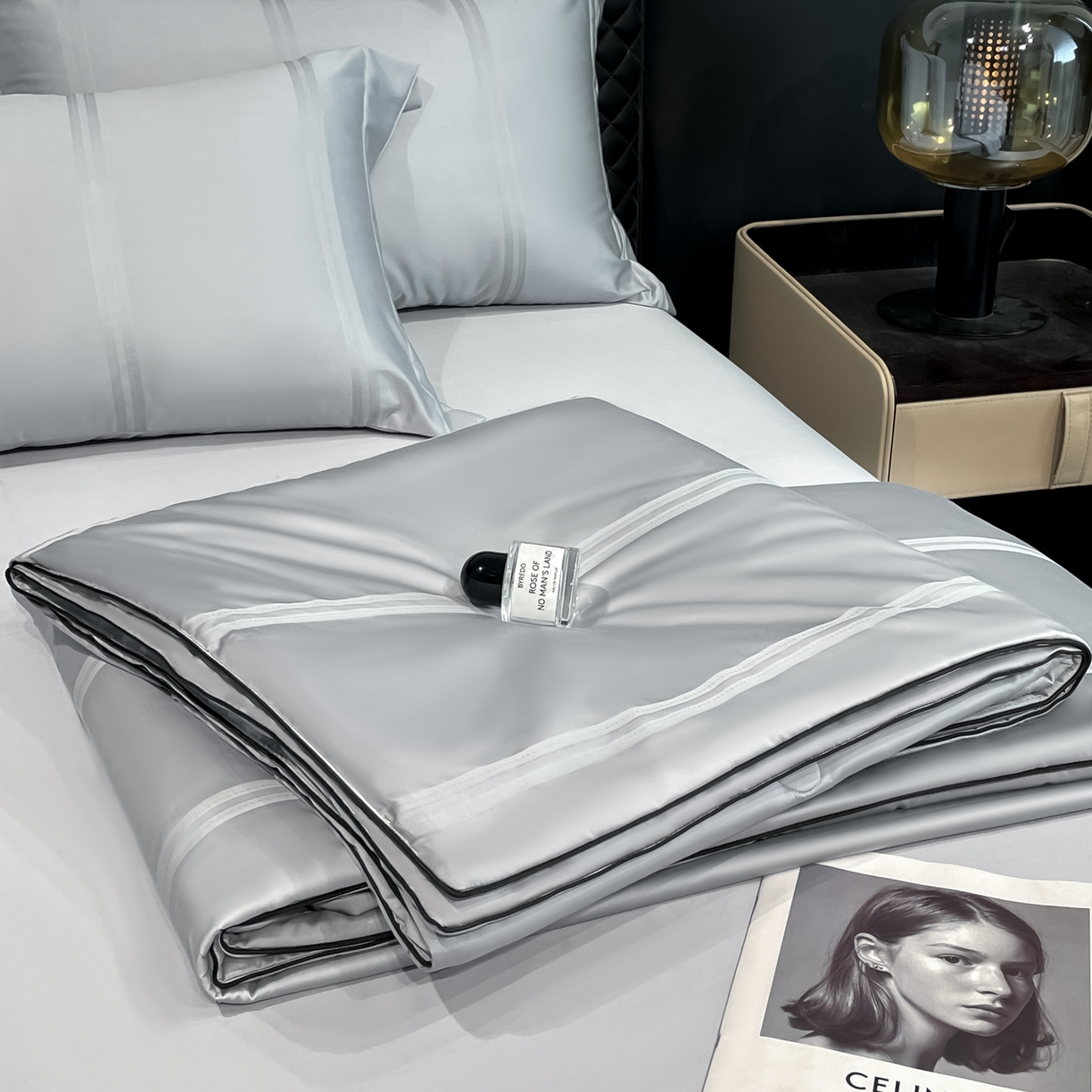 91家纺网 家纺一手货源 找家纺 （总）新方向 2026A类20%蚕丝提花天丝棉夏被四件套 65%60s兰精天丝 35%100支长绒棉-柏林