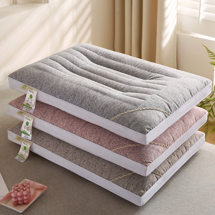 贤内助家纺 2026新款全棉印花荞麦枕保健枕护肩枕枕头枕芯 组合图仅做展示不可下单